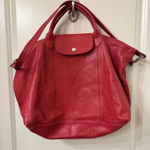 Longchamp Le Pliage Cuir (Authentic)